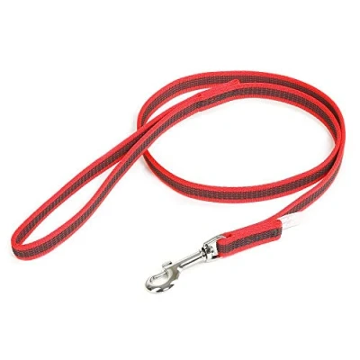 Image de JULIUS K 9 Correa IDC Color and Gray, Rouge Gris, 14 mm x 1,2 m