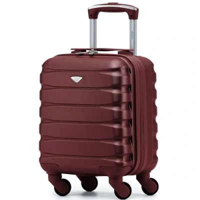 Image de Flight Knight Valises Rigides Legeres en Abs A 4 Roues Cabine Bagage Main Approuve pour Plus De 100 Compagnies Aeriennes, Y Compris Easyjet Et Taille Maximale Vueling Wizz Air 40x30x20cm