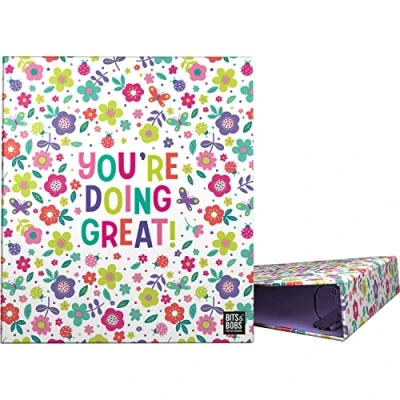 Image de Grafoplás Classeur à anneaux A4 4 mixtes 40 mm Collection Bits&amp;Bobs Pop Up Design Great Certifié FSC