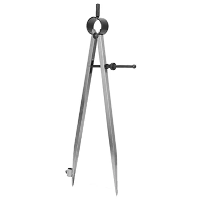 Image de Diviseur d&#039;Aile, Compas à Étrier de Ressort Précision Réglable et Verrouillable avec Outil Rotatif pour Porte Stylo(250mm)