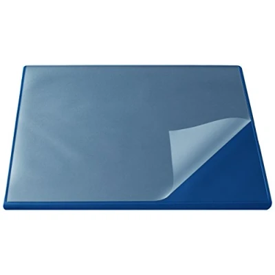Image de Läufer Durella Flexoplan 44625 Sous main avec protection des bords et support transparent Bleu 52 x 65 cm