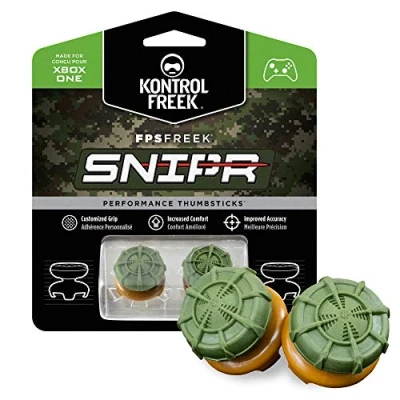 Image de KontrolFreek FPS Freek® SNIPR pour Manette Xbox One et Series X 2 Manettes de Performance Convexes à Taille Haute Vert
