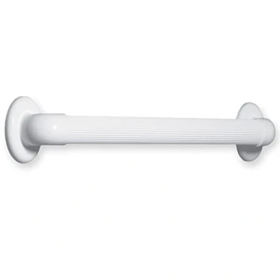 Image de Barre Douche Barres d&#039;appui de salle bain wc Poignée porte Personne agée Senior cannelée 45 cm Poids maximum autorisé : 100 Kg