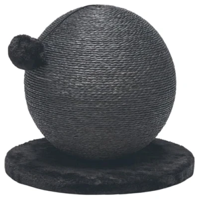 Image de Karlie Boule à gratter pour Chat Bolly 30,5 x 28 cm Noir