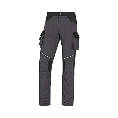 Image de Delta Plus MCPA2GNXX Mach2 Corporate Lot de 10 Pantalons Travail en Polyester Ripstop Coton Gris/Noir Taille XXL