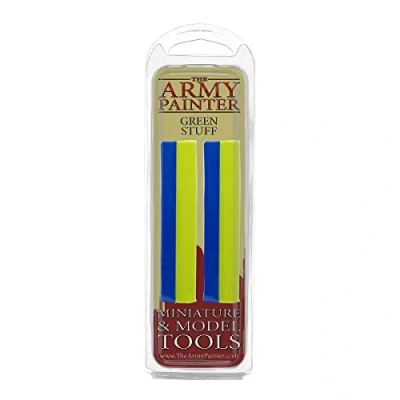 Image de Mastic époxyde Army Painter Green Stuff 2 morceaux 20 cm Adhésif modelable pour figurines