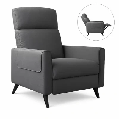 Image de FLEXISPOT Fauteuil Relaxant, Pushback, TV avec Fonction Inclinable, de Couchage Réglable dans Le Salon, la Chambre, Gris