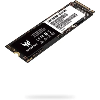 Image de Acer SSD Predator GM 3500 512 Go PCIe NVMe Gen3 M.2 PCI Express 3.0 3D NAND