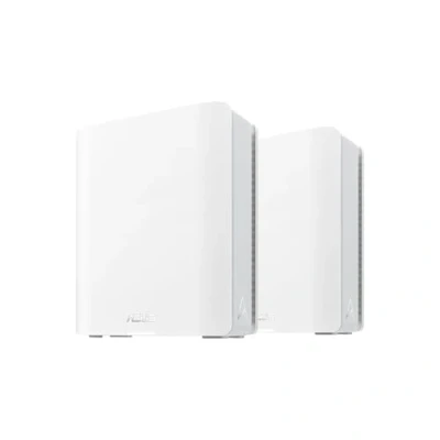 Image de ASUS ZenWiFi BT10 Pack de 2 Système WiFi 7 Mesh, Tri Bande, 18 Gbps, 550m2(2PK), Double Ports 10G, sécurité et contrôles parentaux Inclus, Smart Home Master SSIDs, 4G &amp; 5G Mobile Tethering