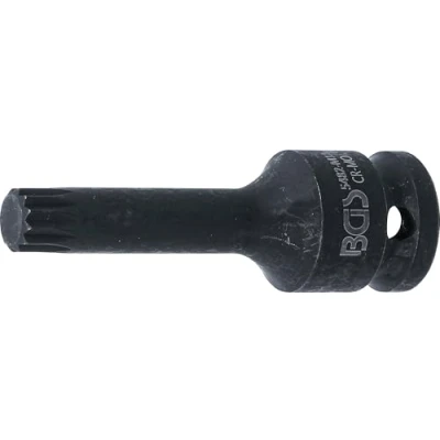 Image de BGS 5482 M12 Douille à embouts choc 12,5 mm (1/2&quot;) denture multiple intérieure (pour XZN)
