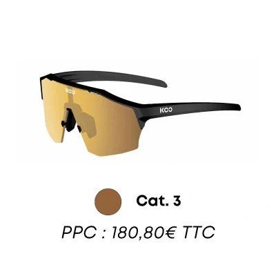 Image de KOO Alibi Unisex Lunettes de soleil Black matt/goldcoloured, Taille: One Size, matt/gold coloured