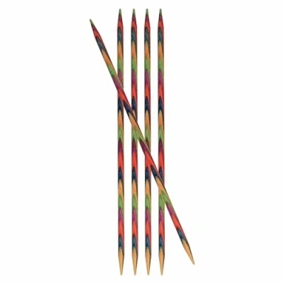 Image de KnitPro KP20108 Symphonie Aiguille Double Pointe Bois Multicolore 22 x 0,6 12,5 cm