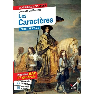 Image de Les Caractères, Livres 5 à 10 (oeuvre au programme Bac 2024, 1re générale): suivi du parcours « La comédie sociale » Livre d’occasion Correct