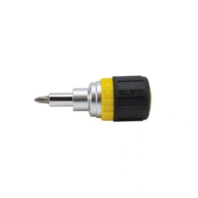 Image de Outil de Klein 32593 6 en 1 Stubby Tournevis à cliquet