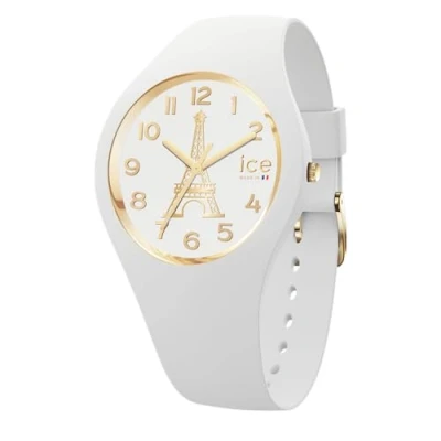 Image de ICE Watch cocorico Eiffel tower White Montre blanche pour femme avec bracelet en silicone 023248 (Small)