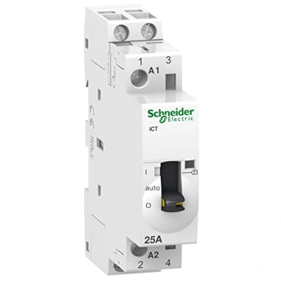 Image de Schneider Electric Acti9, iCT contacteur à commande manuelle 25A 2NO 230 240VCA A9C25732