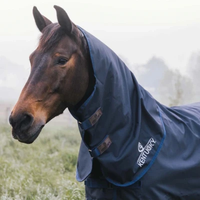 Image de Kentucky Horsewear Couvre Cou All Weather Comfort Étanche 200g Marin