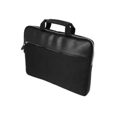 Image de MOBILIS Sacoche compacte pour Ordinateur Portable 11 14&quot;, Sac de Travail Élégant/Léger/Fonctionnel Compatible MacBook Air/Pro 13.3&quot;, Noir