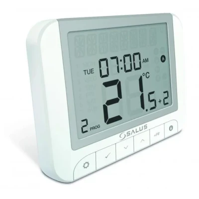 Image de Salus RT520 Opentherm Thermostat d&#039;Ambiance Numérique Programmable, Filaire avec Grand Écran, Blanc