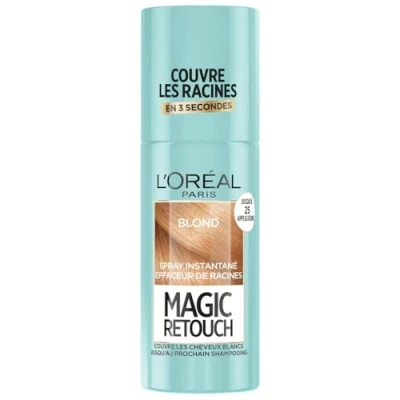 Image de L’ORÉAL PARIS Spray Instantané Correcteur de Racines &amp; Cheveux Blancs Hommes Femmes Magic Retouch Blond 75 ml