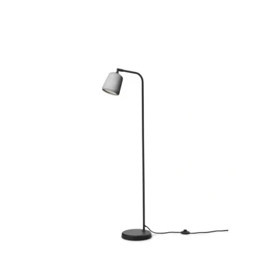 Image de New Works lampadaire Matériau, gris clair, béton, hauteur 125 cm