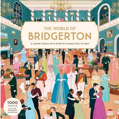 Image de The World of Bridgerton 1000 piece Puzzle: A Jigsaw Puzzle with Over 30 Characters to Spot