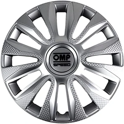 Image de OMP SPEED 4 ENJOLIVEURS MAGNUM ARGENT/CARBONE 15 POUCES