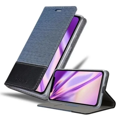 Image de Coque pour Apple iPhone 11 PRO en BLEU NOIR Housse de protection Étui avec fermeture magnétique, fonction support et compartiment carte Neuf
