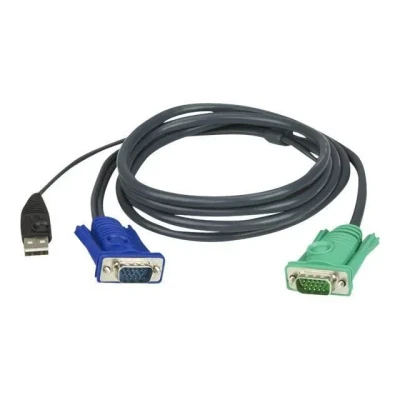 Image de Câble Pieuvre KVM ATEN 2L5203U VGA + USB 3,00M Connecteur SPHD 15M