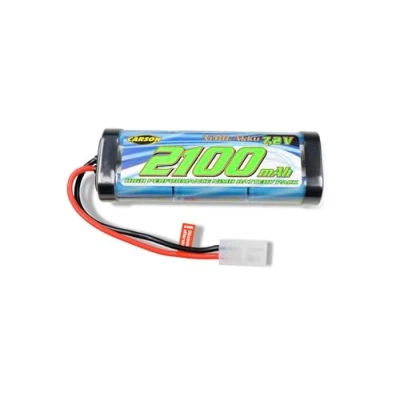 Image de Carson 500608158 7,2V/2100mAh NiMH Race TAM Rechange, RC, Batterie pour Voiture télécommandée, Multicolore