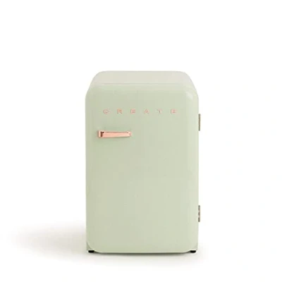 Image de CREATE / RETRO FRIDGE 83.5 ROSE GOLD/Réfrigérateur Vert avec Poignée Or rose/Pratique et fonctionnel, Matériaux résistants