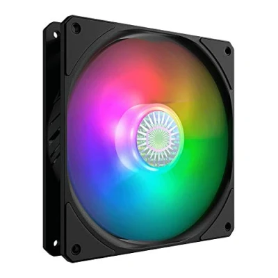 Image de Cooler Master SickleFlow 140 ARGB Ventilateur de Boîtier PC &amp; Refroidissemnt mm, Compatible Carte Mère RGB Adressable, Pales Translucides, 67 CFM, 2,25 mmH2O, 10 à 27 dBA