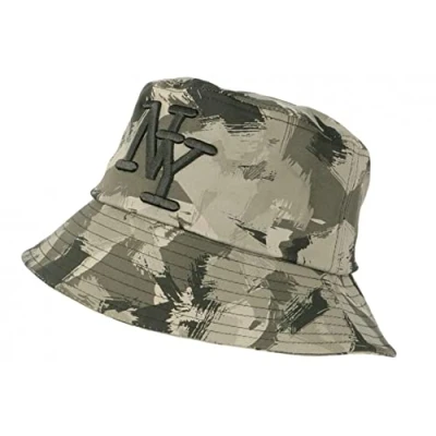 Image de Chapeau Bob NY Camouflage Gris et Noir Militaire Fashion Boby Taille: Taille Unique Couleur: Mixte