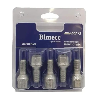 Image de BIMECC YPEC17B24MW Boulon De Roue M12 Embase conique F 49 CITROËN: C4 II Cactus, Picasso 1, C5 3, PEUGEOT: 308 I 3/5 portes, 407 Berline, 3008