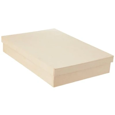 Image de Décopatch BT032O Un support en papier brun mâché 22X32X5,5 cm, Boite fomat A4
