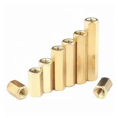 Image de TULDYS Entretoises hexagonales en Laiton M2 M2.5 M3 M4 Femelle à Colonne Double Passage entretoise Goujon Hexagonal Creuse piliers (Color : 13mm, Size M