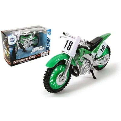 Image de TURBO CHALLENGE Moto Cross Die Cast 022611 1/18 Véhicule Roues Libres Modèle Aléatoire Métal À Partir de 3 Ans